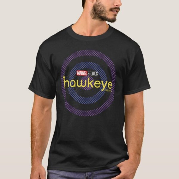 Official Hawkeye Halftone Bullseye Logo T-Shirt